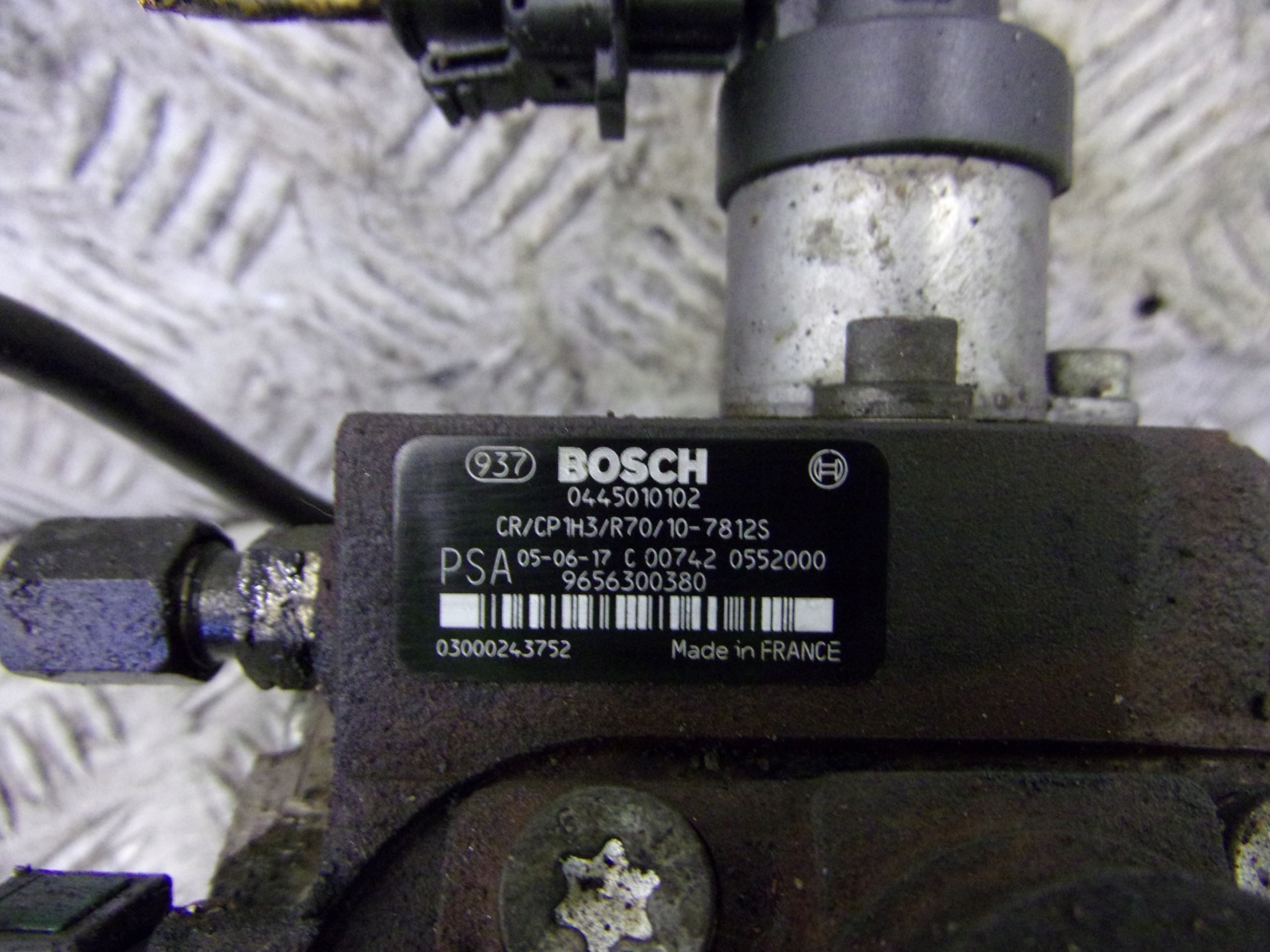 Pompa WYSOKIEGO pressione CITROEN C2 0445010102 9656300380