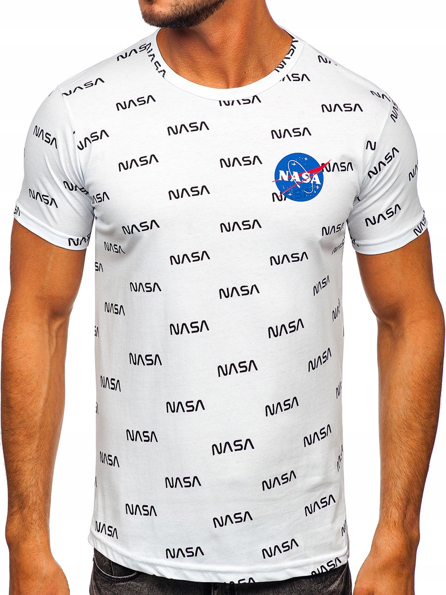

T-shirt Męski Z Nadrukiem Biały 14950 Denley_xl