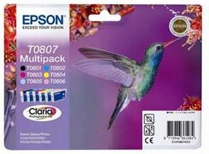 Claria 6 Ink Multipack R265/ 360, RX560 (T0807) C13T08074011