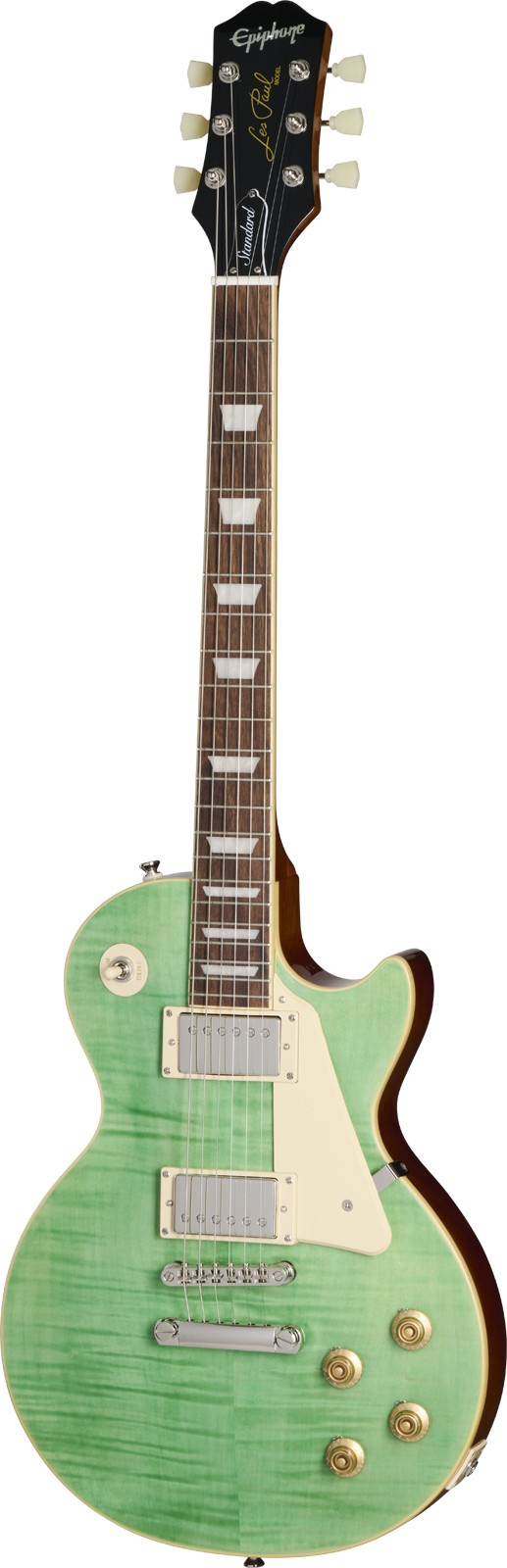 Epiphone Les Paul Standard 50s Figured Seafoam Green – elektrická kytara