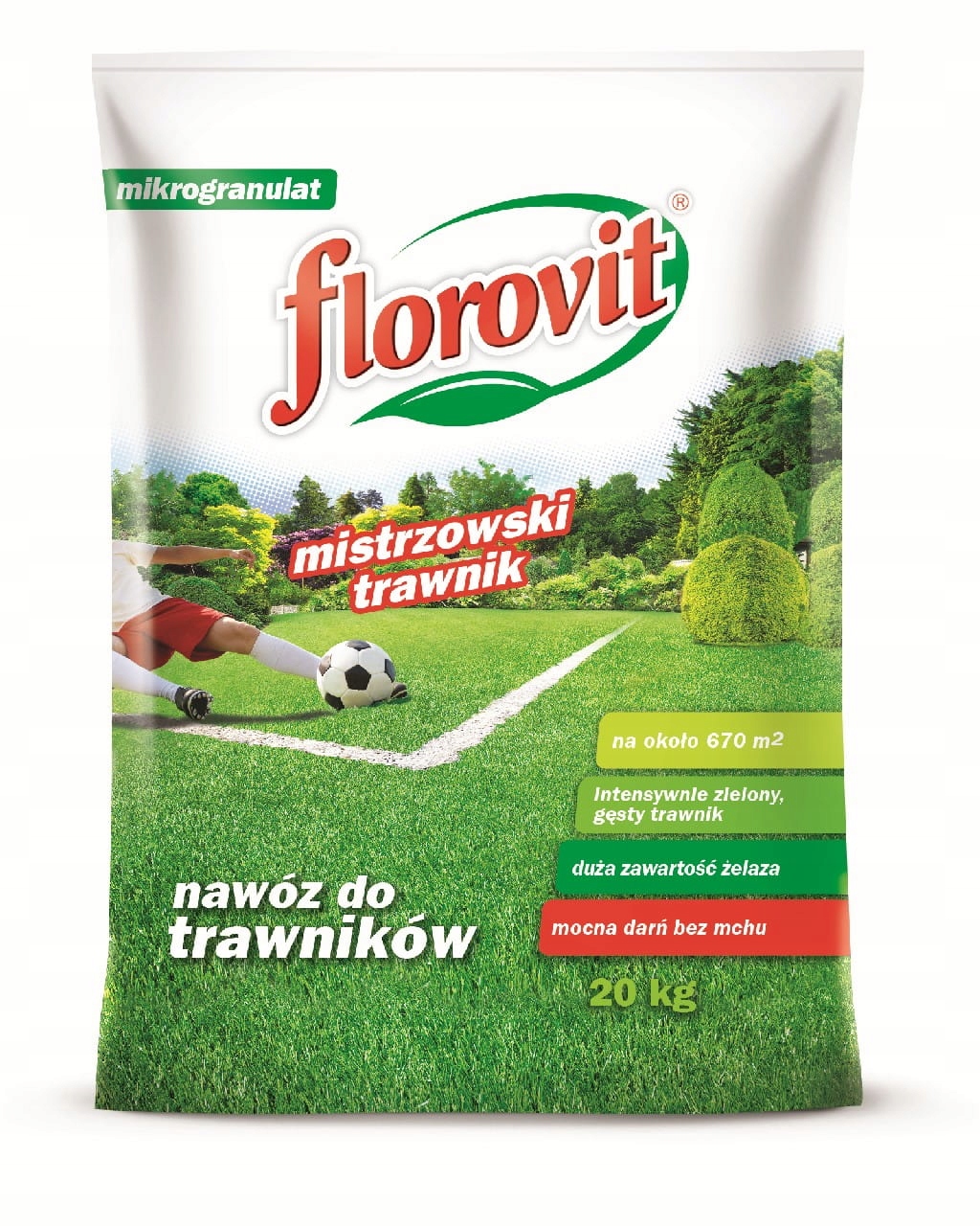 Florovit nawóz do trawników z mchem worek 20kg