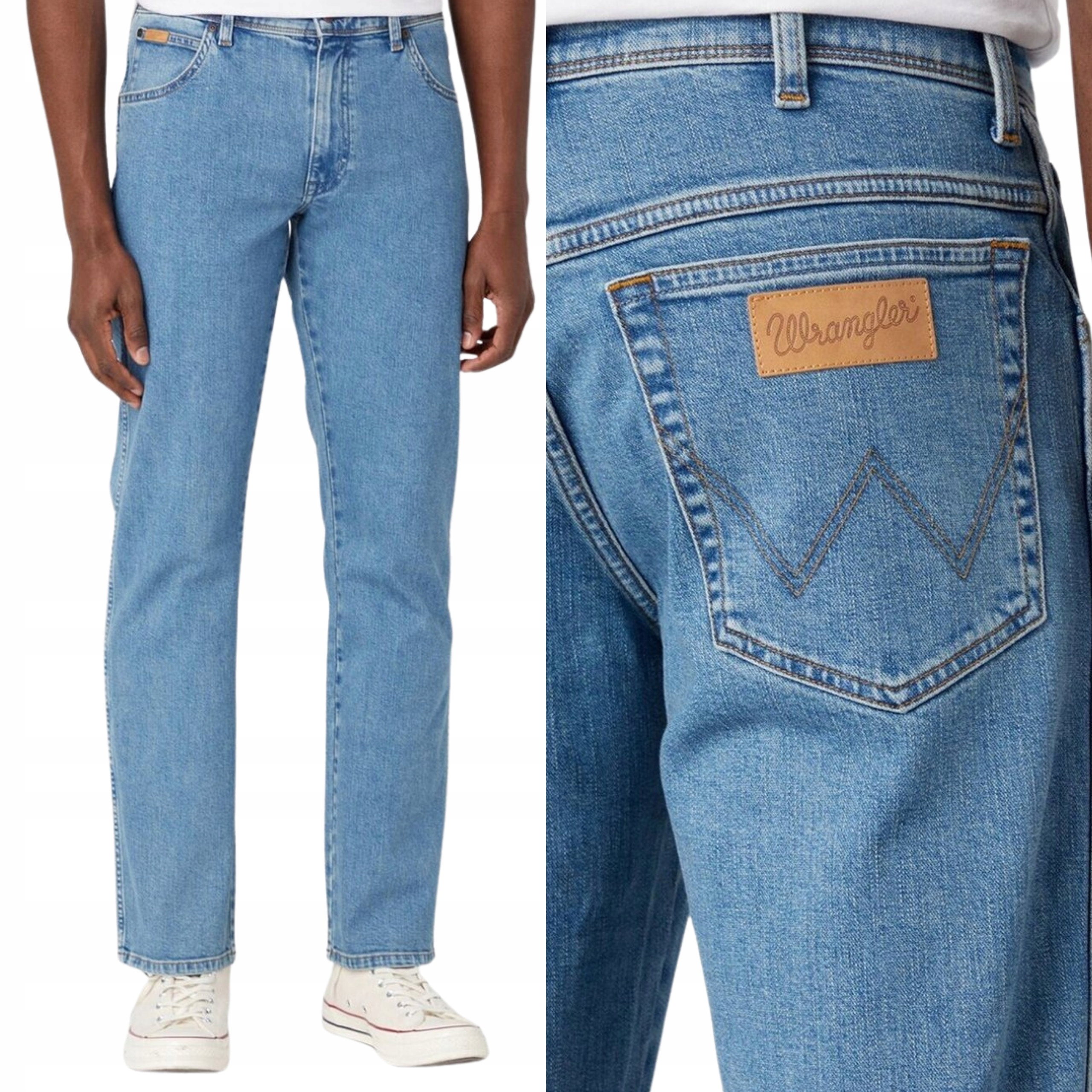 Wrngler kalhoty Straight regular Blue jeans Texas W38 L32