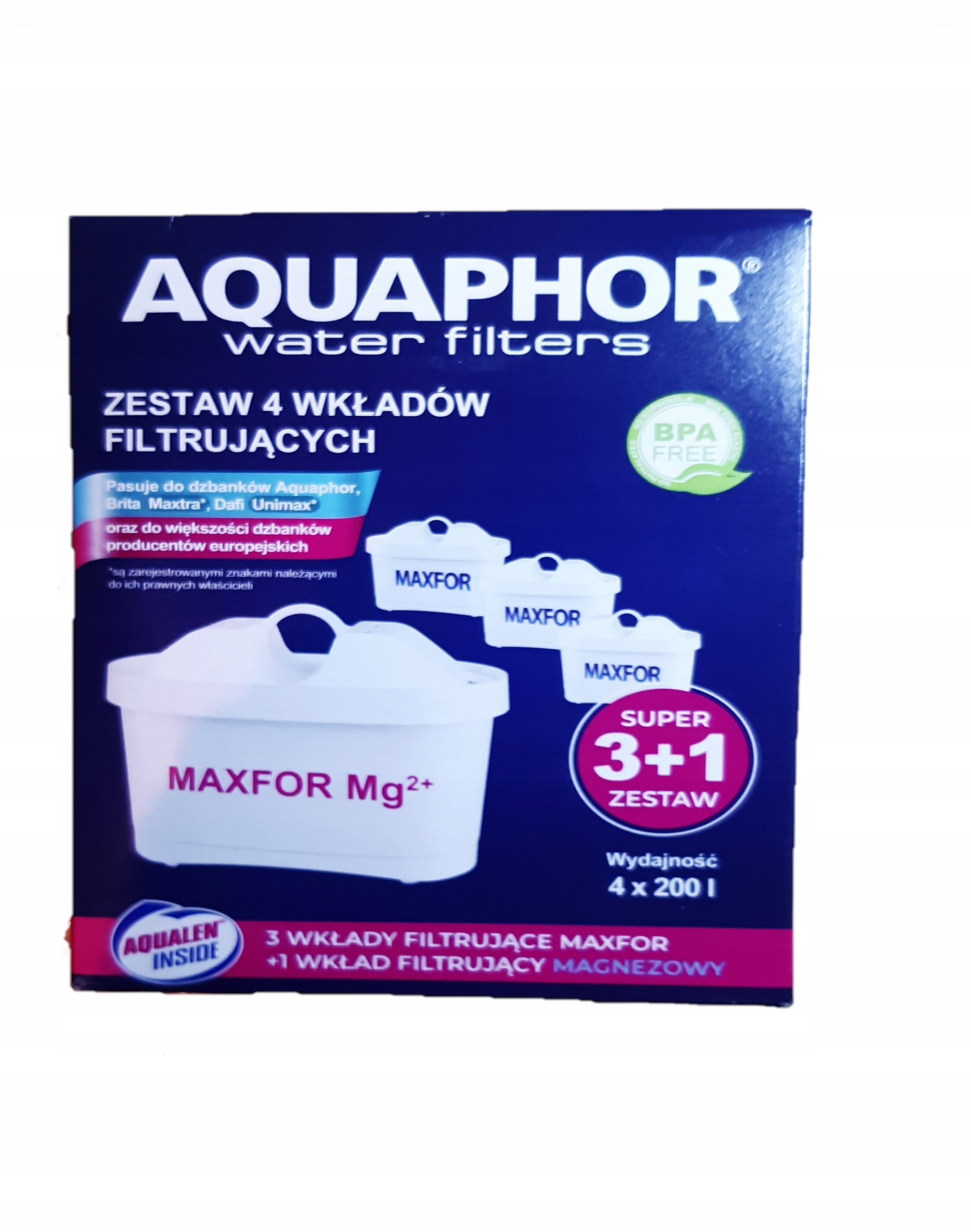 

Wkład filtrujący Aquaphor Maxfor B25 3+1