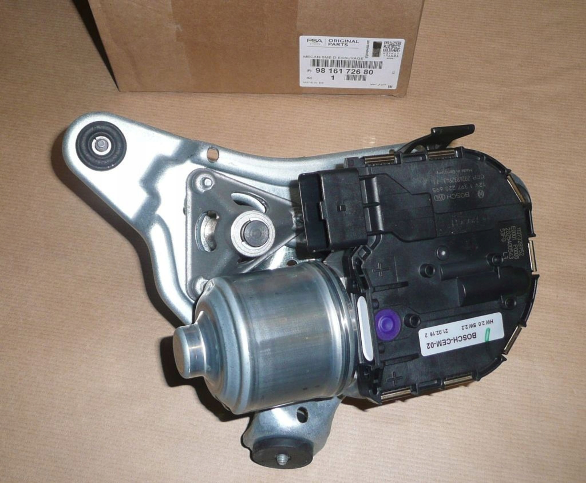 Motor Stěrače P 508 Pravý 9816172680