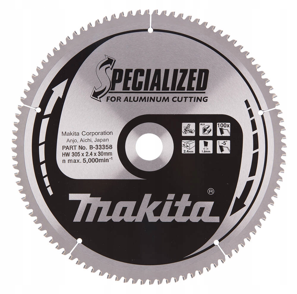 Makita Tarcza piła do aluminium 305x30 mm 100Z Specialized B-33358 B-09684