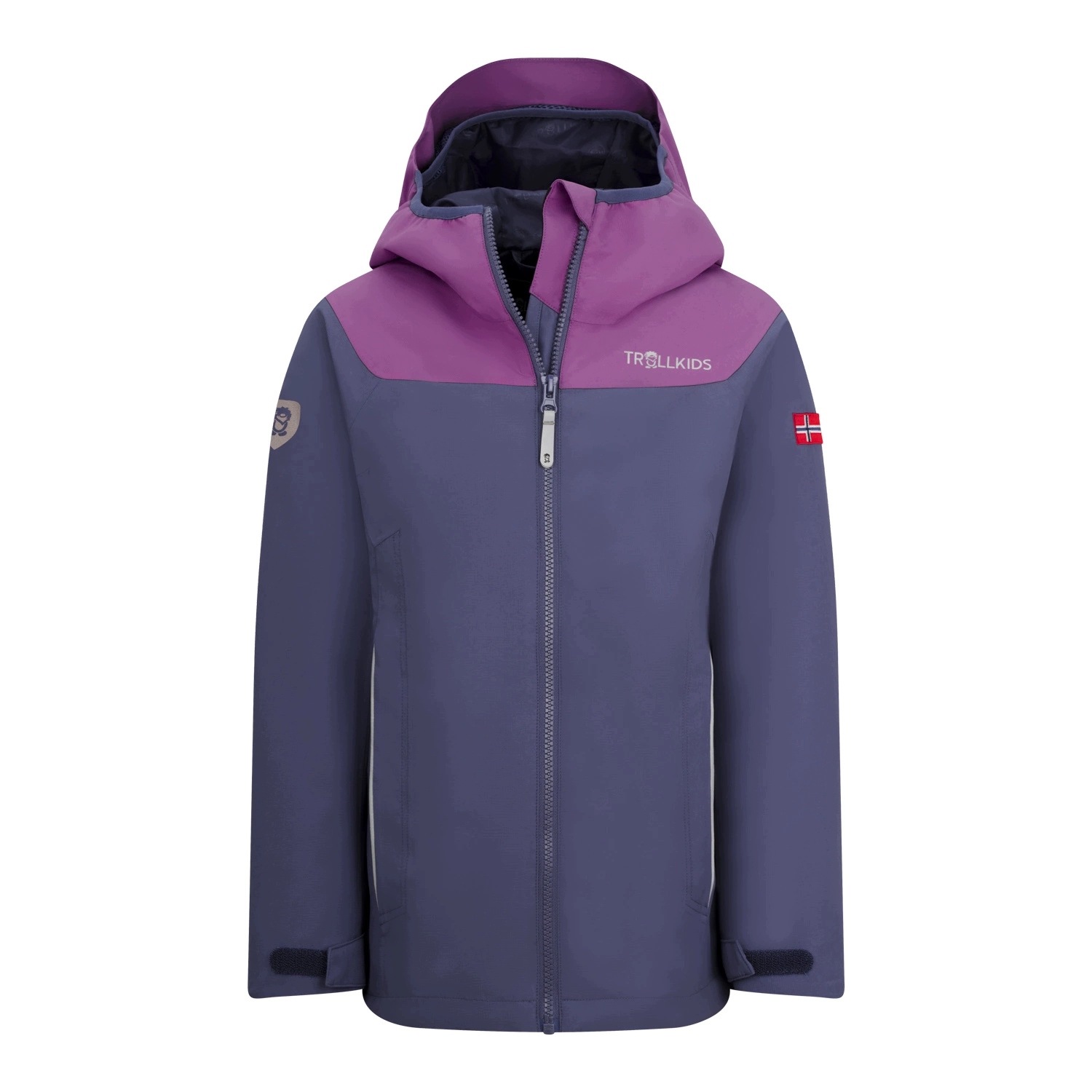 Kurtka przeciwdeszczowa dziecięca Trollkids Bergen Jacket violet