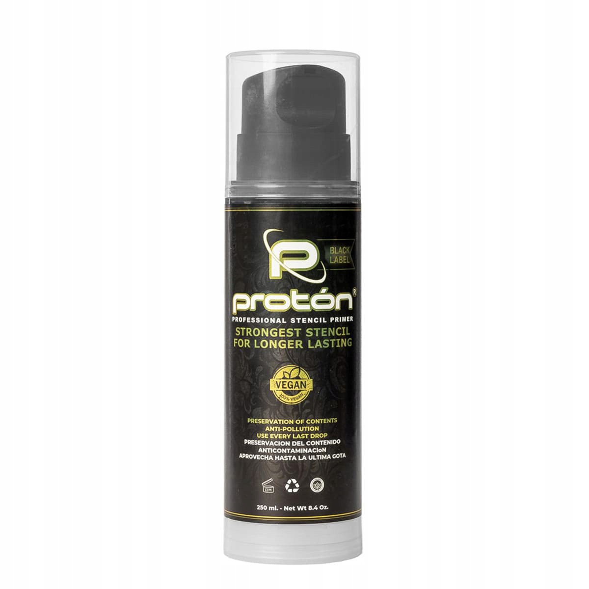 Black Label – Základní nátěr pro šablony Proton Professional – Bezvzduchový Systém – 250 ml