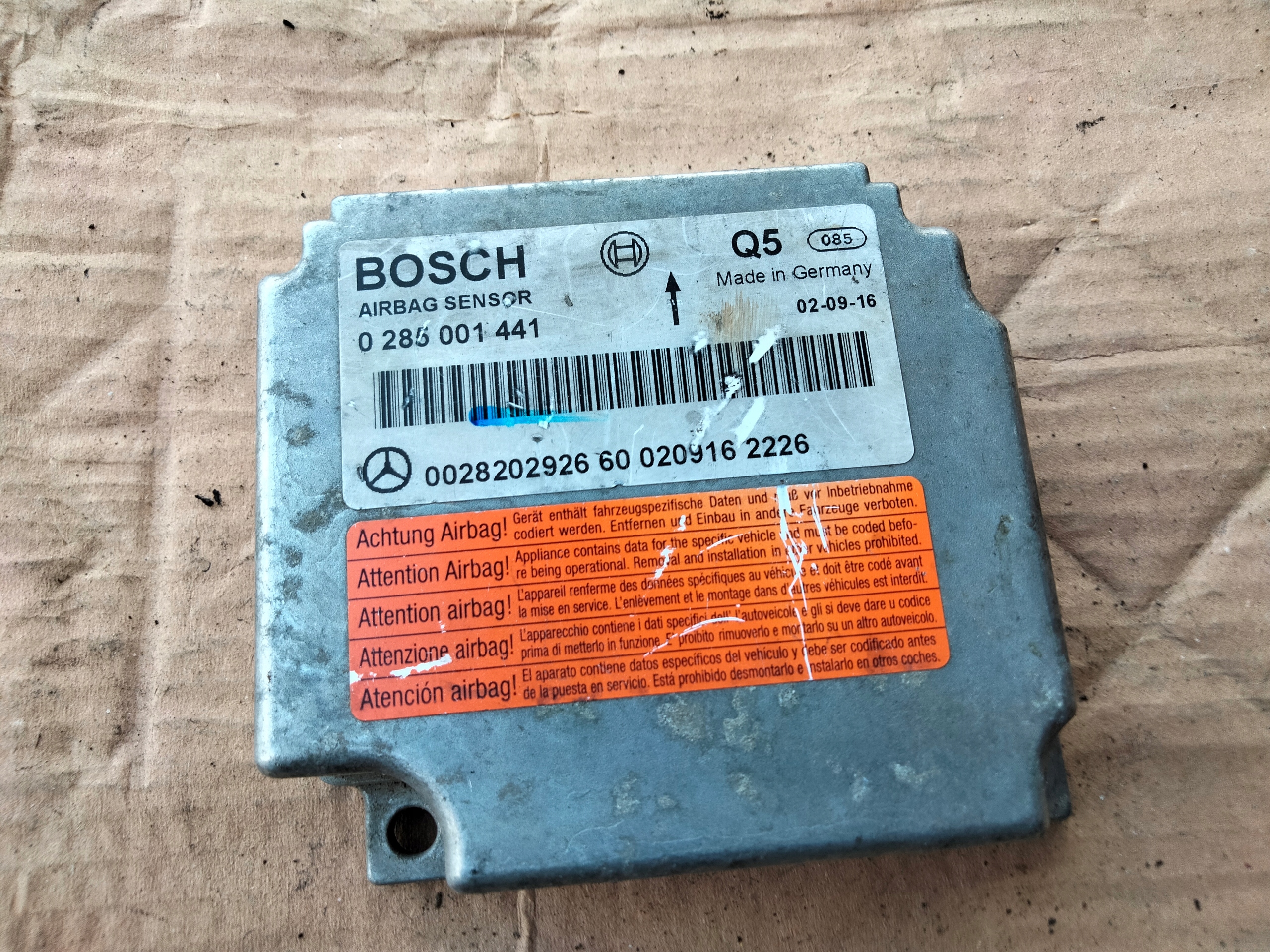 Модуль водія водія MERCEDES W211 0028202926