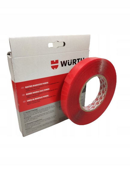 Páska na lišty automobilů oboustranná Extrémně Silná Wurth 10 metrů
