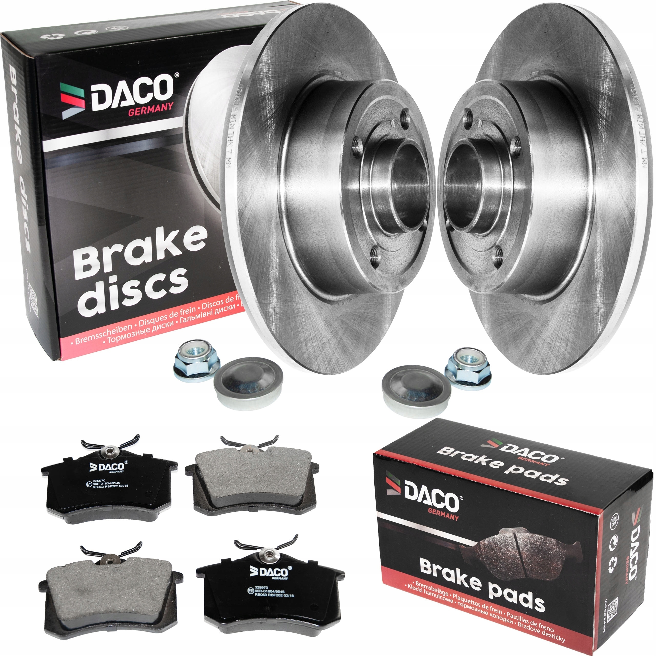 603015 - Диски колодки Daco задня Renault Clio III Megane II