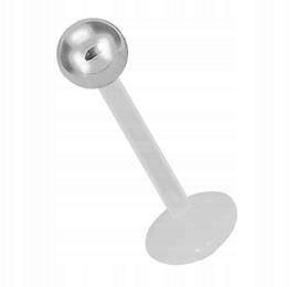 

BP-001 BioPlast tytan labret Piercing 1,6/8/4