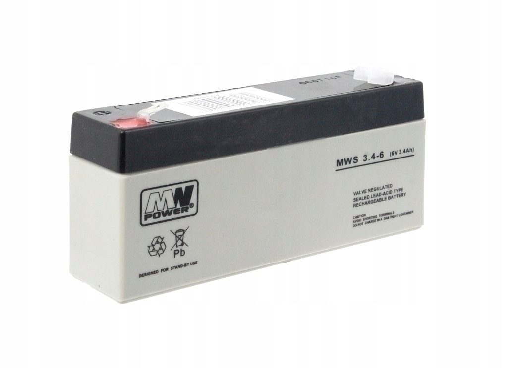 

Akumulator żelowy Mw Power 6V 3,4Ah Ups żelówka