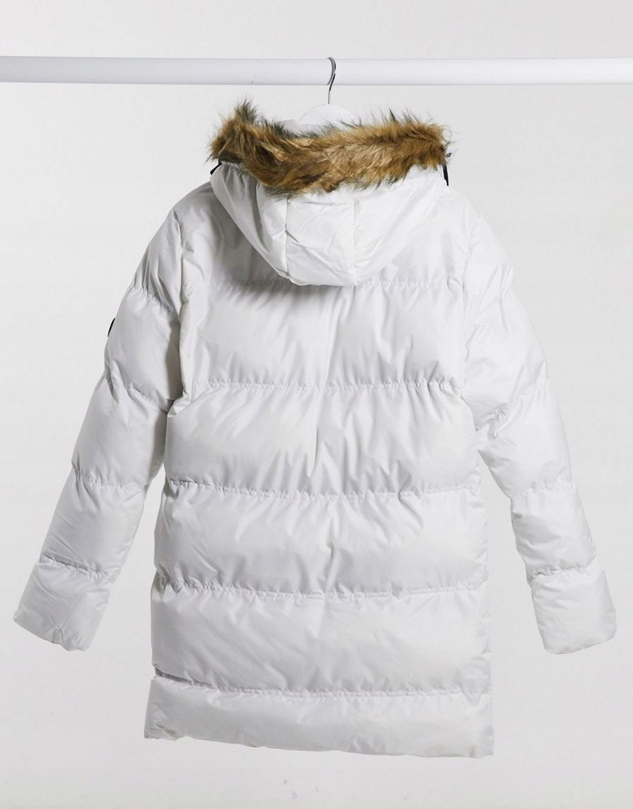 SOUL STAR KURTKA BIAŁA ZIMOWA CASUAL CIEPŁA _ S Rękaw długi rękaw