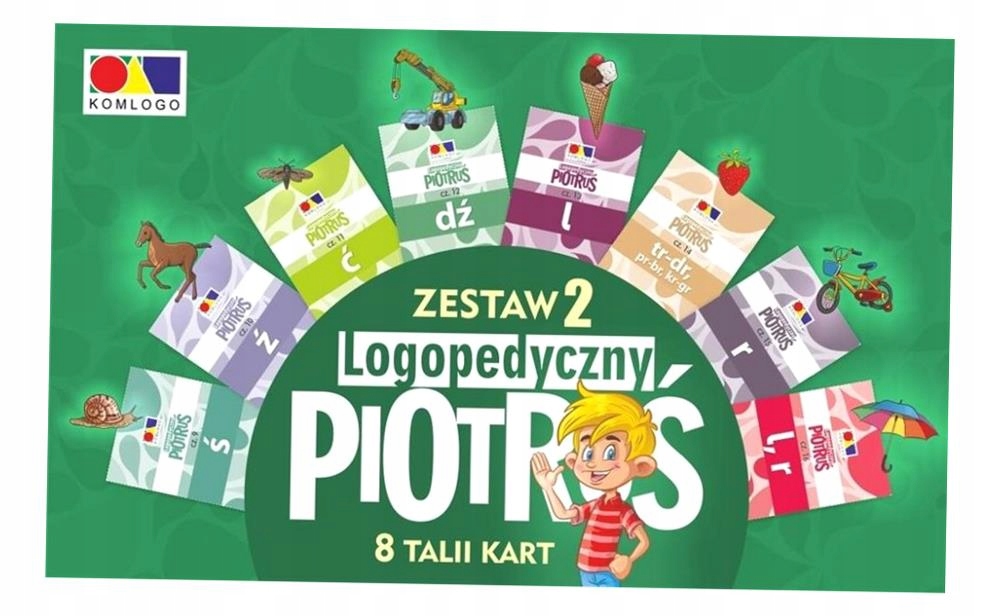 Logopedyczny Piotruś. Zestaw 2