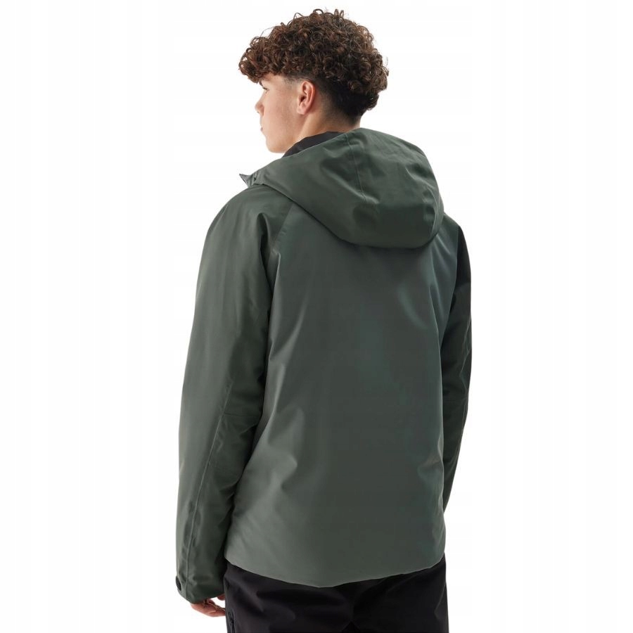 KURTKA MĘSKA JESIENNA ZIMOWA 4F TERMOAKTYWNA NARCIARSKA CIEPŁA NA CO DZIEŃ Kolor zielony