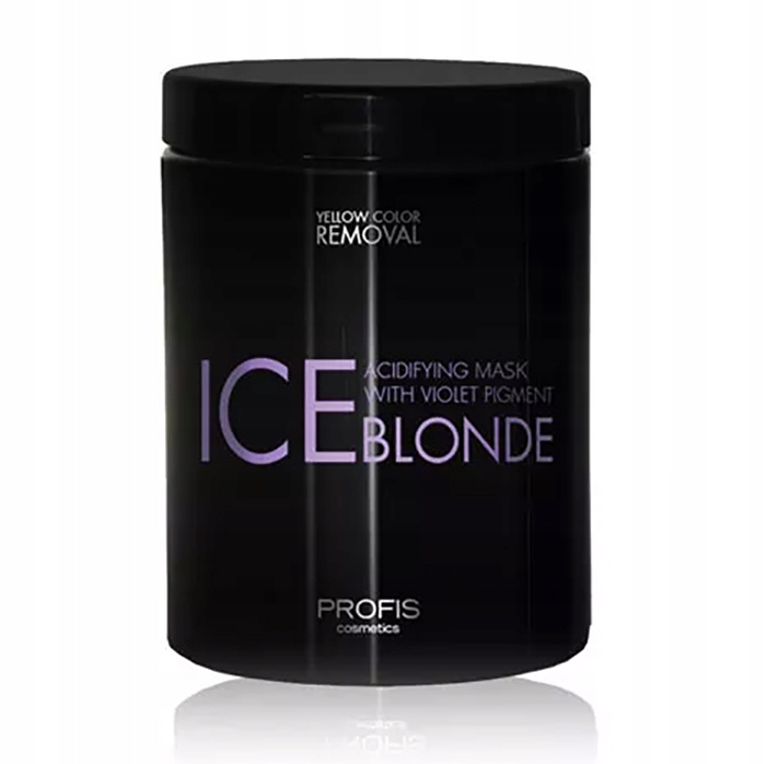 PROFIS ICE BLONDE MASKA DO WŁOSÓW BLOND BEZ ŻÓŁTYCH REFLESKÓW FIOLET 1000ML