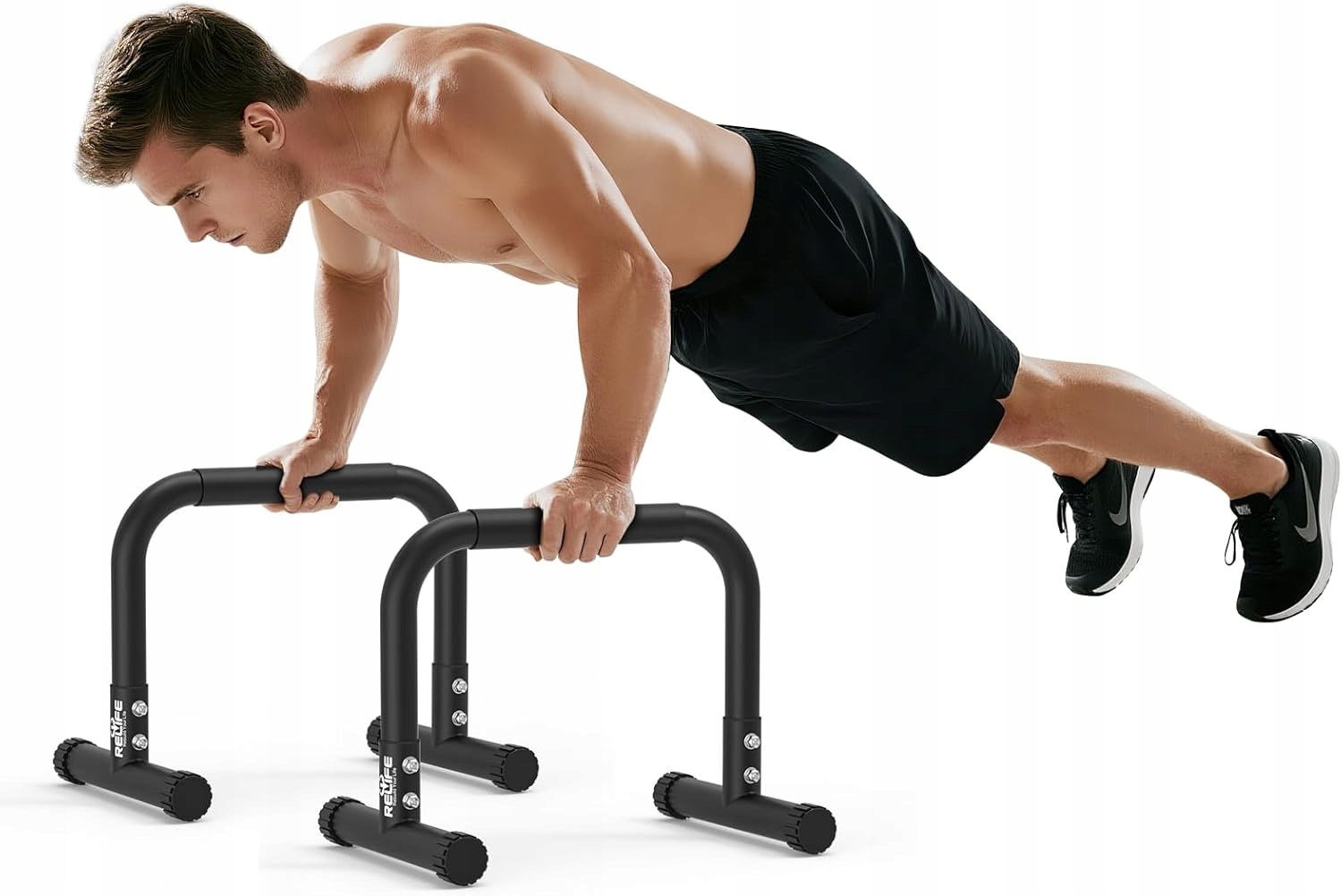 Dip Station Parallettes 36 cm Ocelové zábradlí pro dipy Calisthenics