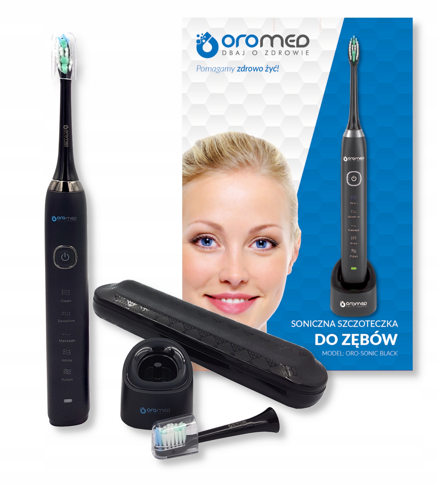 

Szczoteczka Soniczna Do Zębów Sonic Black