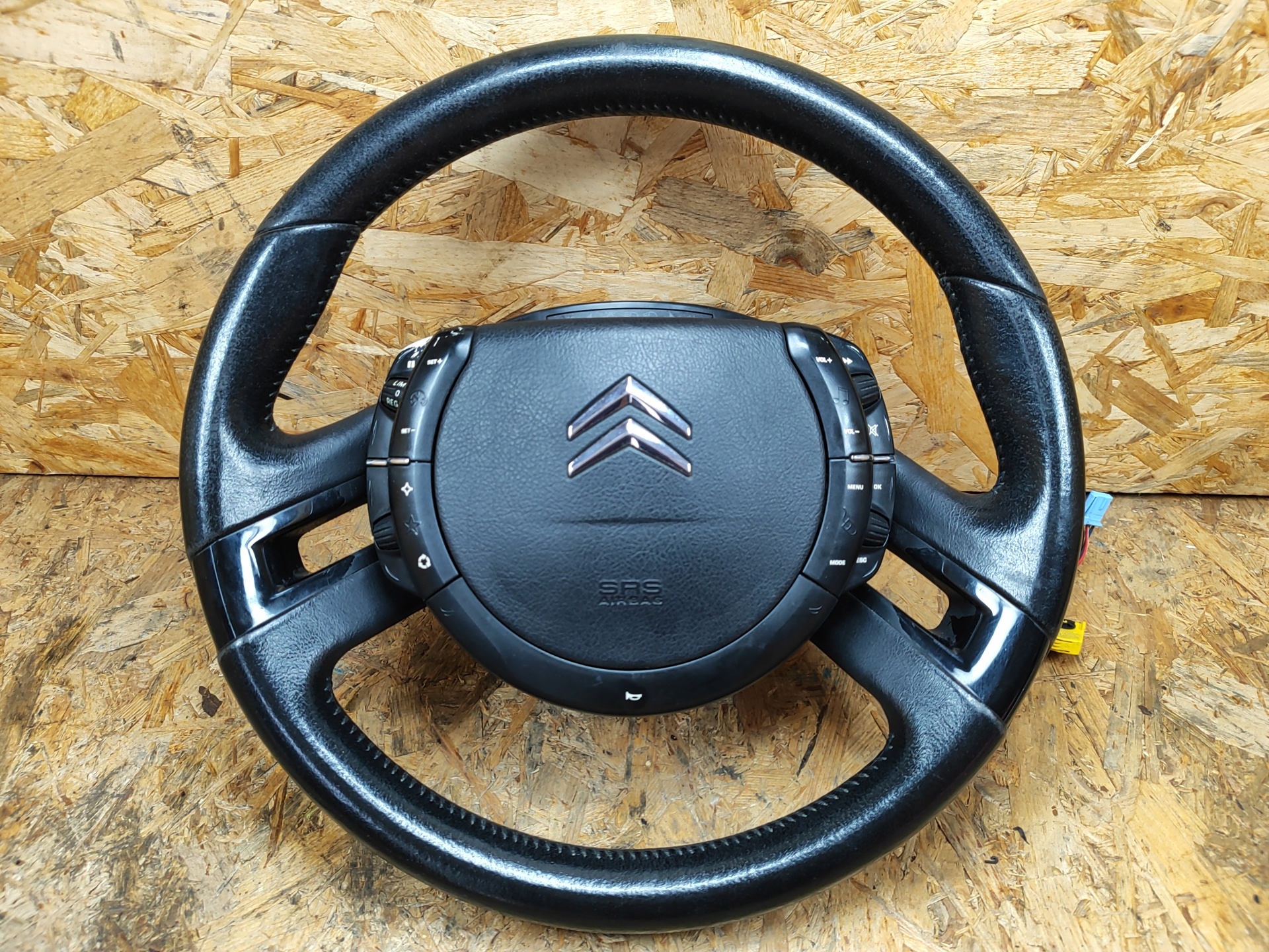 CITROEN C4 I 04- C4 picasso, grand kierownica multi SKÓRA CZARNA kpl z foto