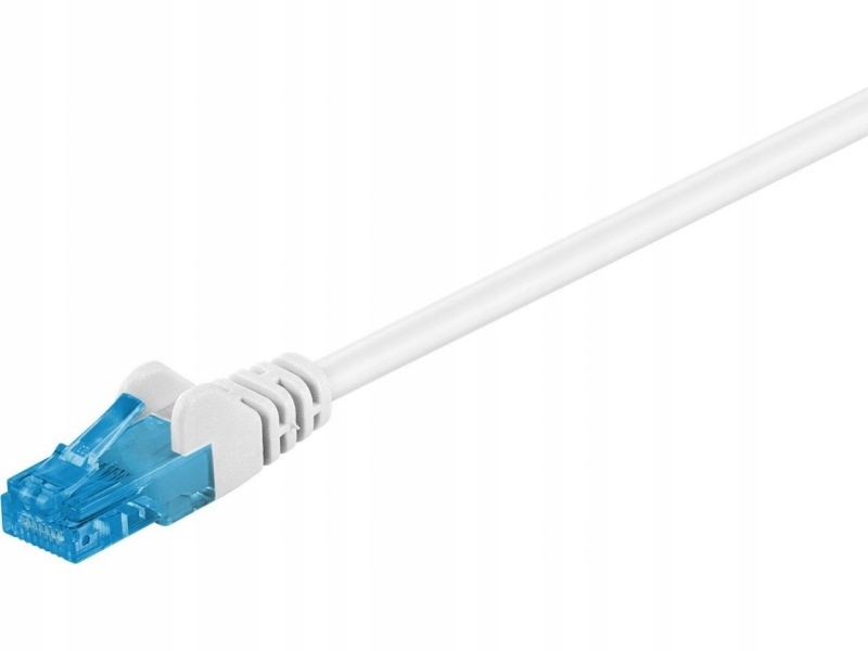 Goobay 59835 kabel sieciowy 50 m Cat6a U/UTP (UTP) Biały