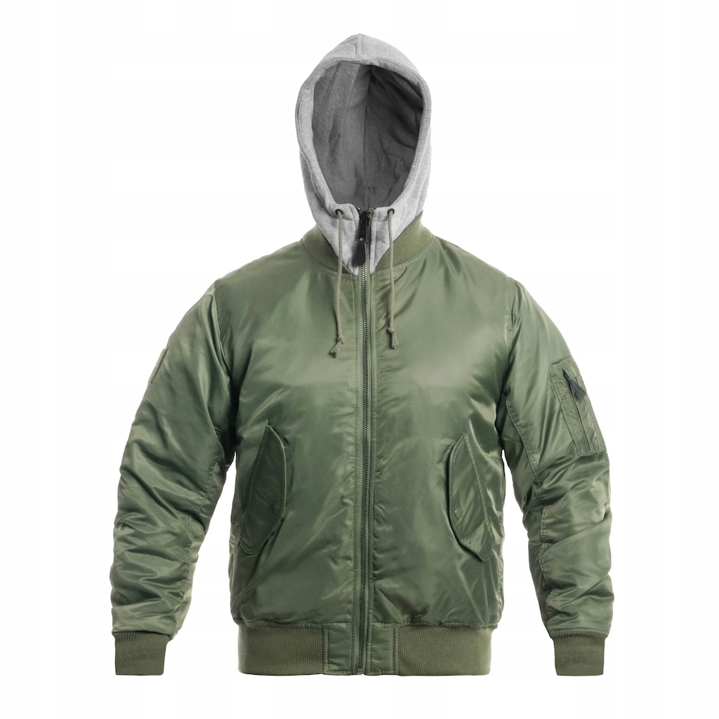 Pilotní bunda Flek Flyers Brandit MA1 Sweat Hooded Jacket Olive S