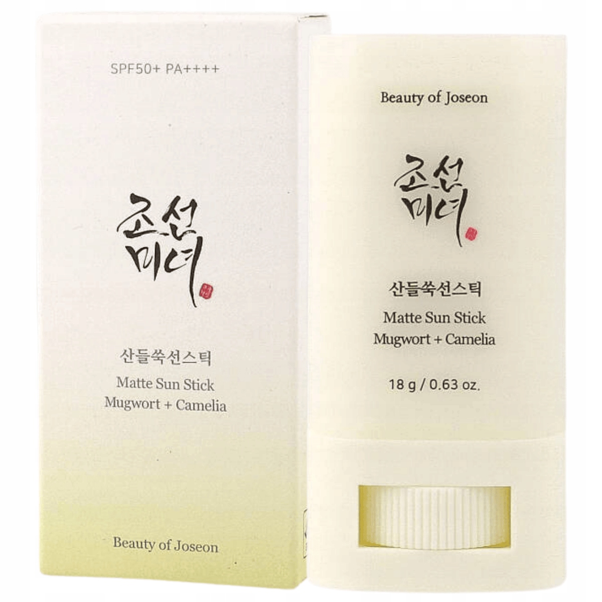 Beauty of Joseon Matte Sun Stick Mugwort Camelia, 18 g ochranný krém