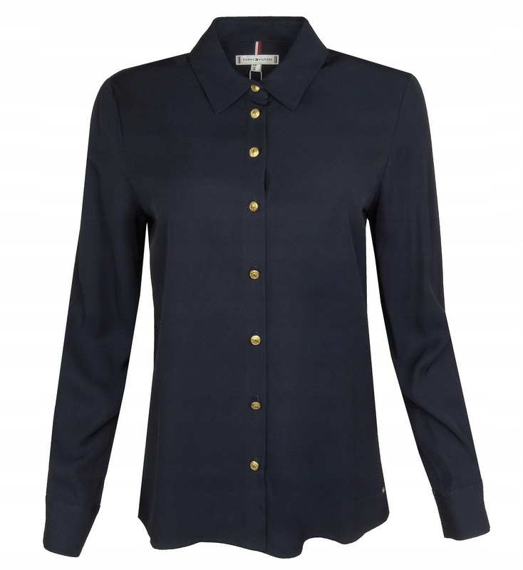 Tommy Hilfiger dámská košilová halenka, modrá, velikost 34