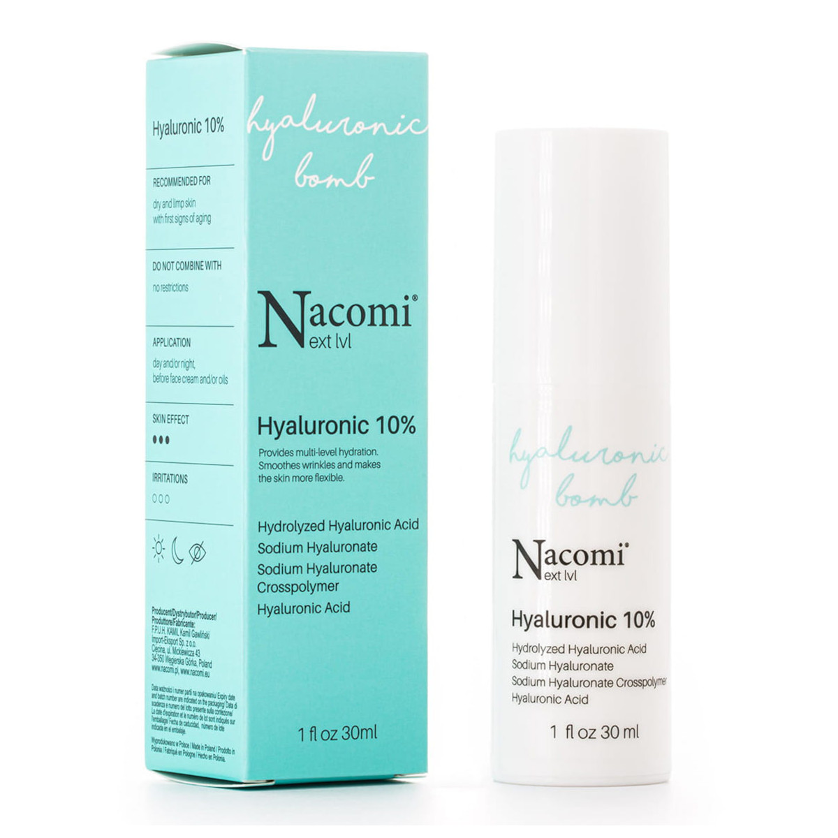 

Serum z kwasem hialuronowym 10% Nacomi 30 ml