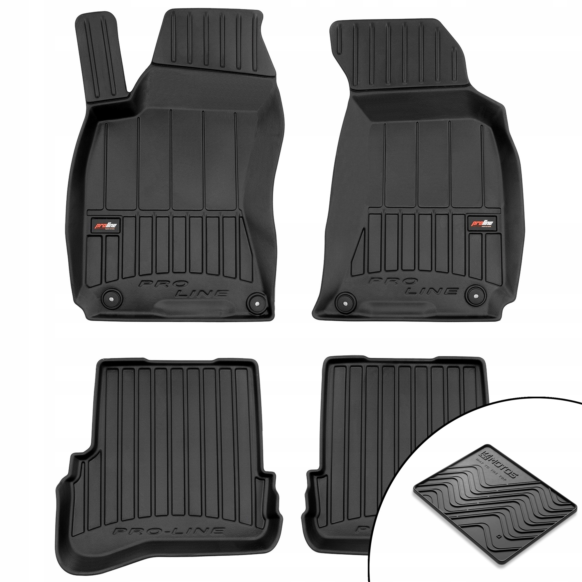 3D gumové koberce Volkswagen Passat B5 1996-2005 rohož bonus