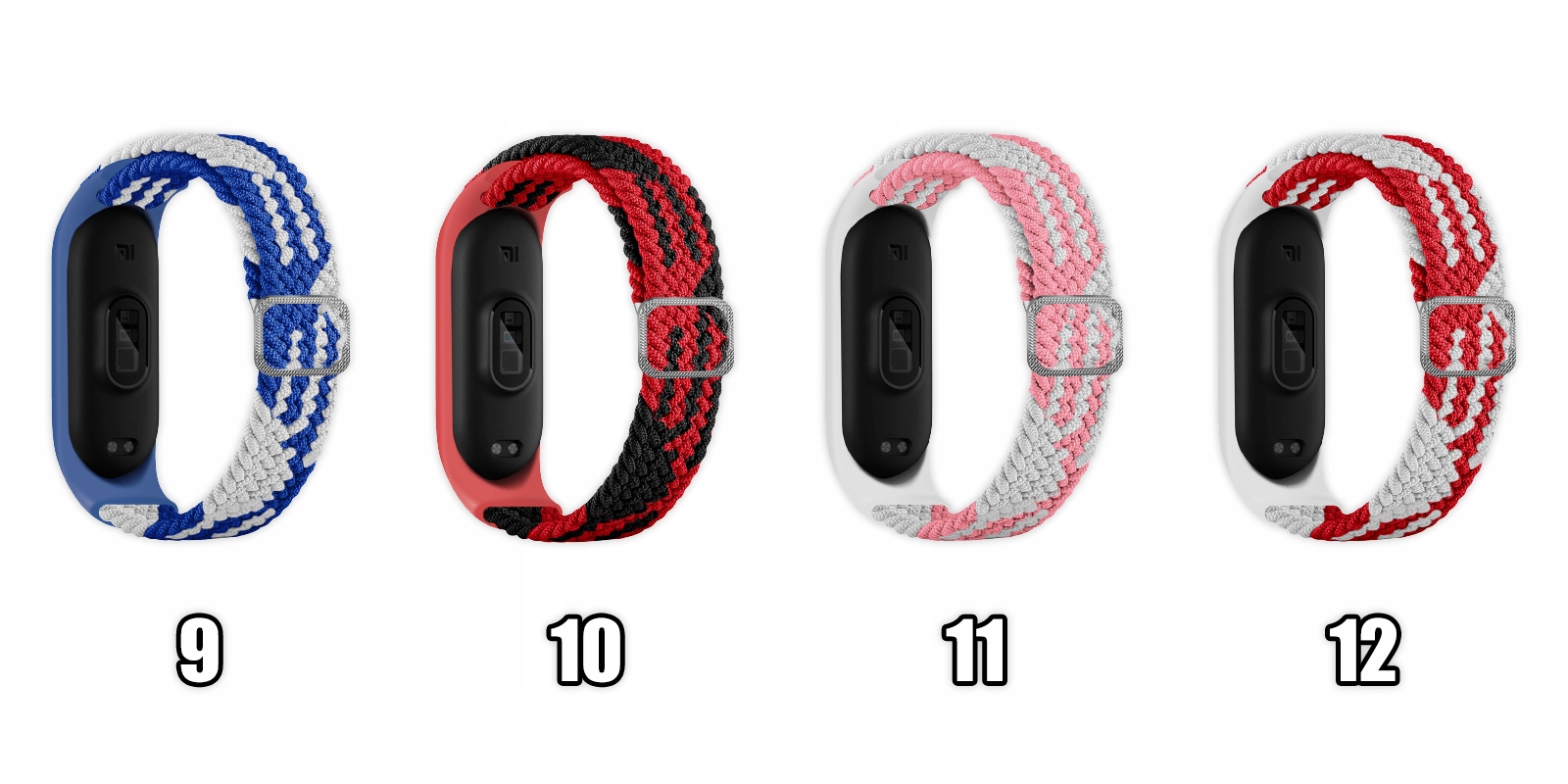 Pasek opaska z klamrą Vanfone do Xiaomi Mi Band 3/4/5/6/7 | 20 KOLORÓW EAN (GTIN) 5904496848700