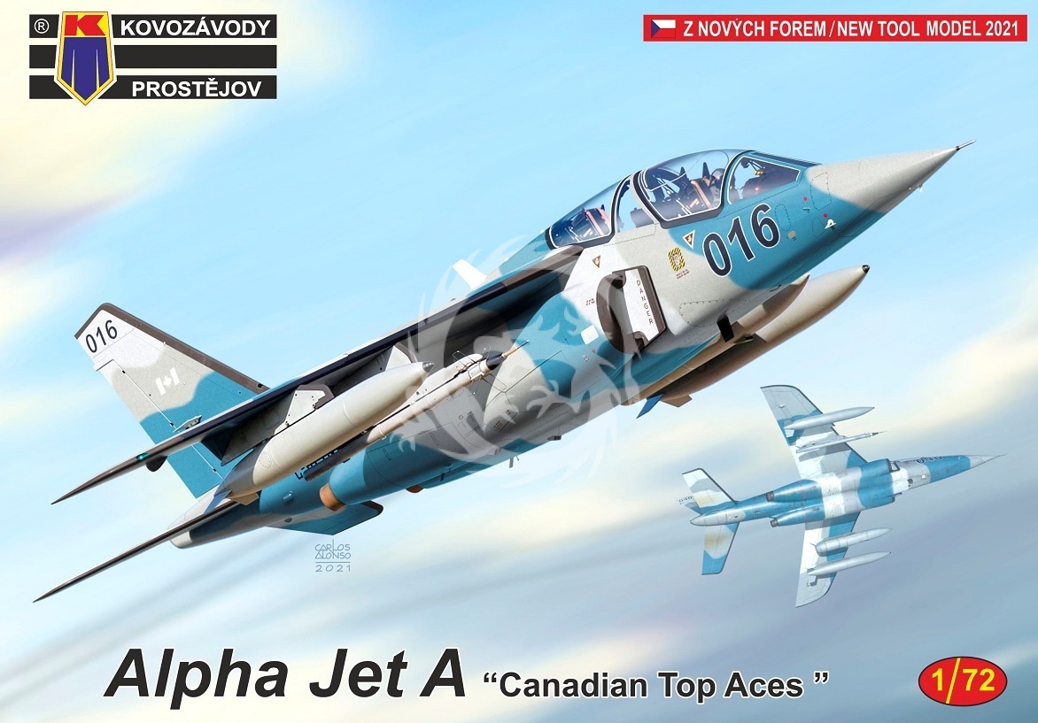 Alpha Jet A "Canadian Top Aces" Kovozavody Prostejov KPM0265 72265 scale 1