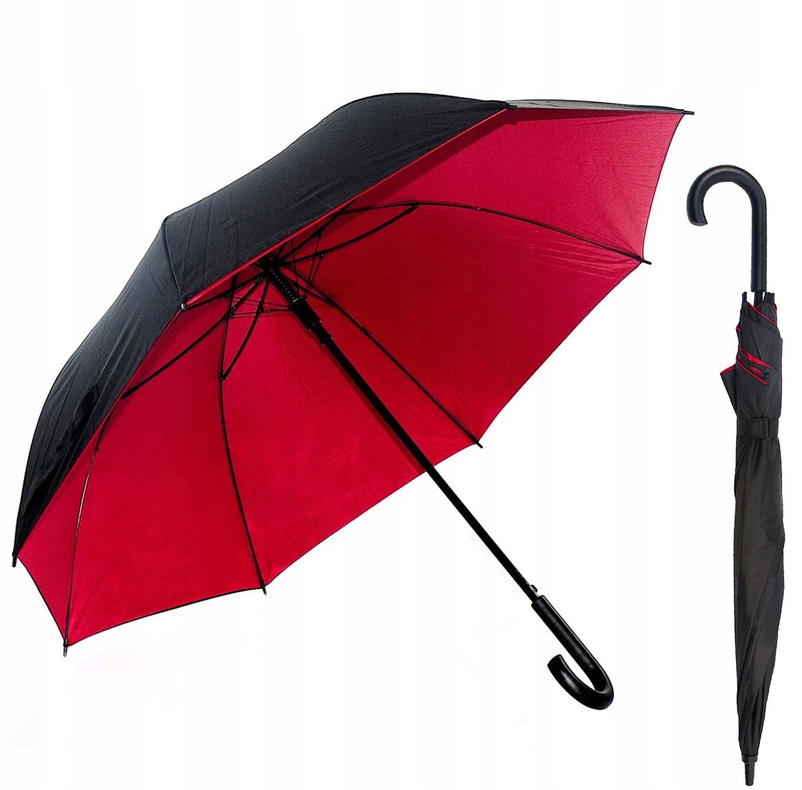 

Parasol duży wzmacniany parasolka dwustronna 125cm