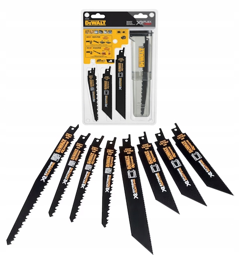 Sada pilových listů Xr pro pilu ocasku 8ks DT99551-QZ DeWalt