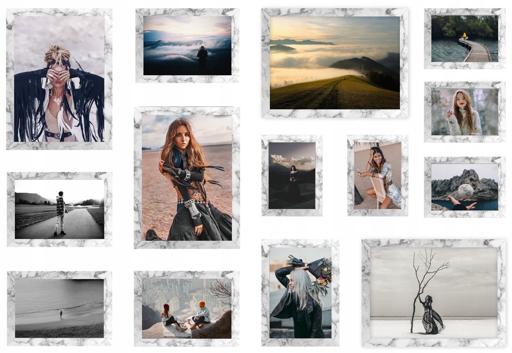 Multirama Sevilla Sada rámečků na fotografie mramor