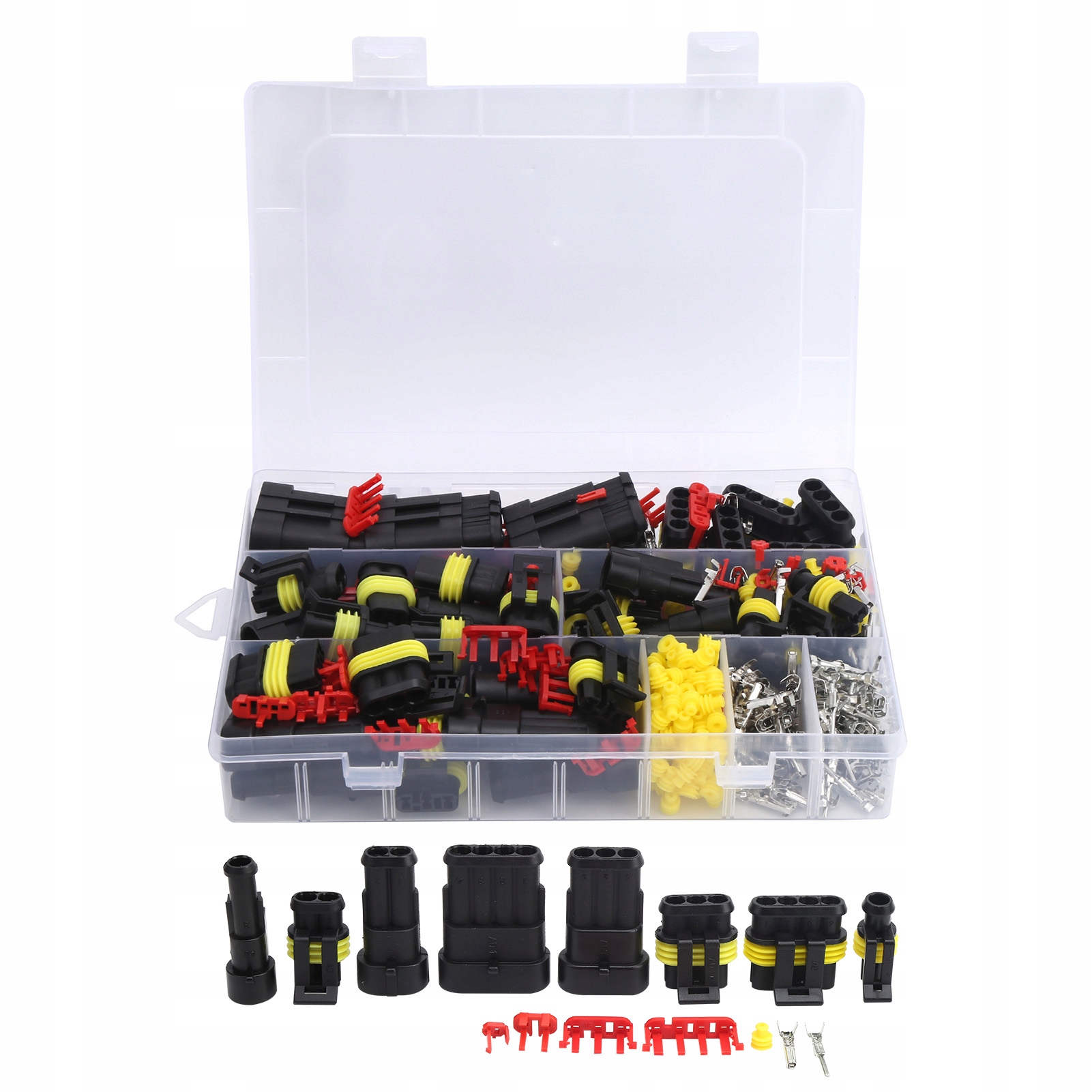 ZŁĄCZE HERMETYCZNE WTYK KOSTKA 1/2/3/4PIN Producent części 3F Quality