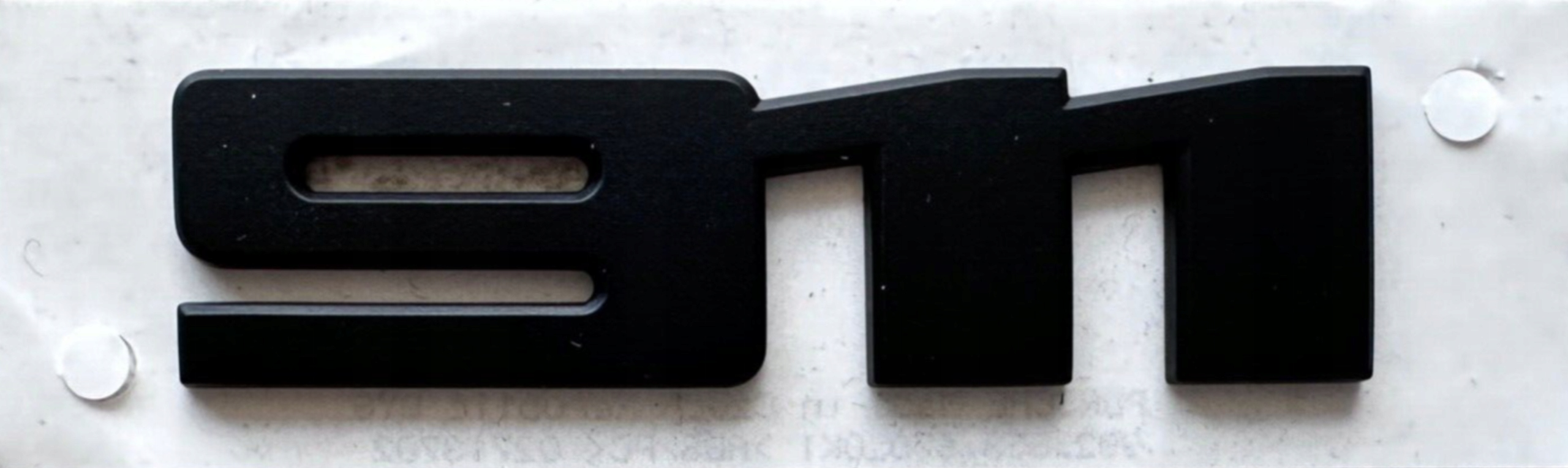 Porsche Oe 911 992 "911" emblém znak logo nápis čierny mat