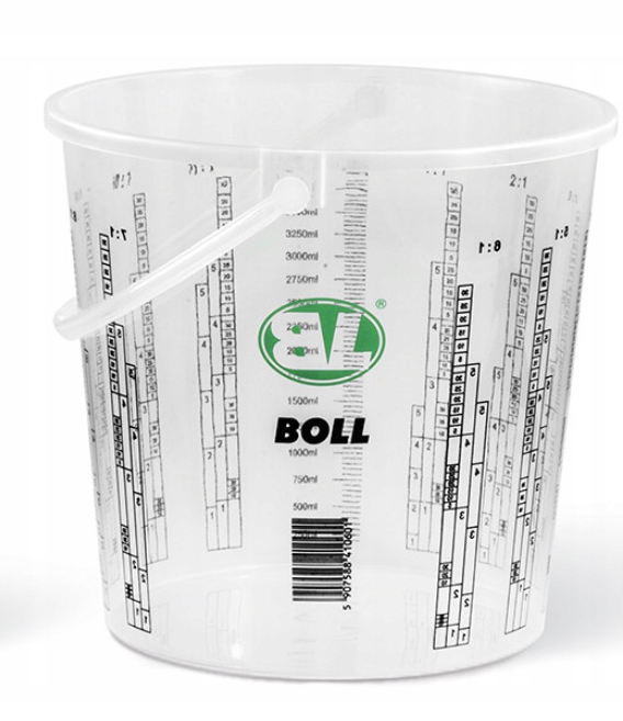 4x BOLL POJEMNIKI PLASTIKOWE Z PODZIAŁKĄ 5000 ML EAN (GTIN) 5907588410601