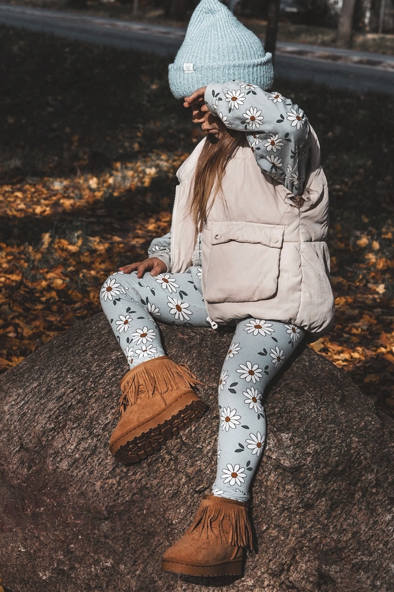 BOTKI ŚNIEGOWCE Z FRĘDZLAMI OCIEPLANE FUTERKIEM CAMEL 26 Rozmiar 26