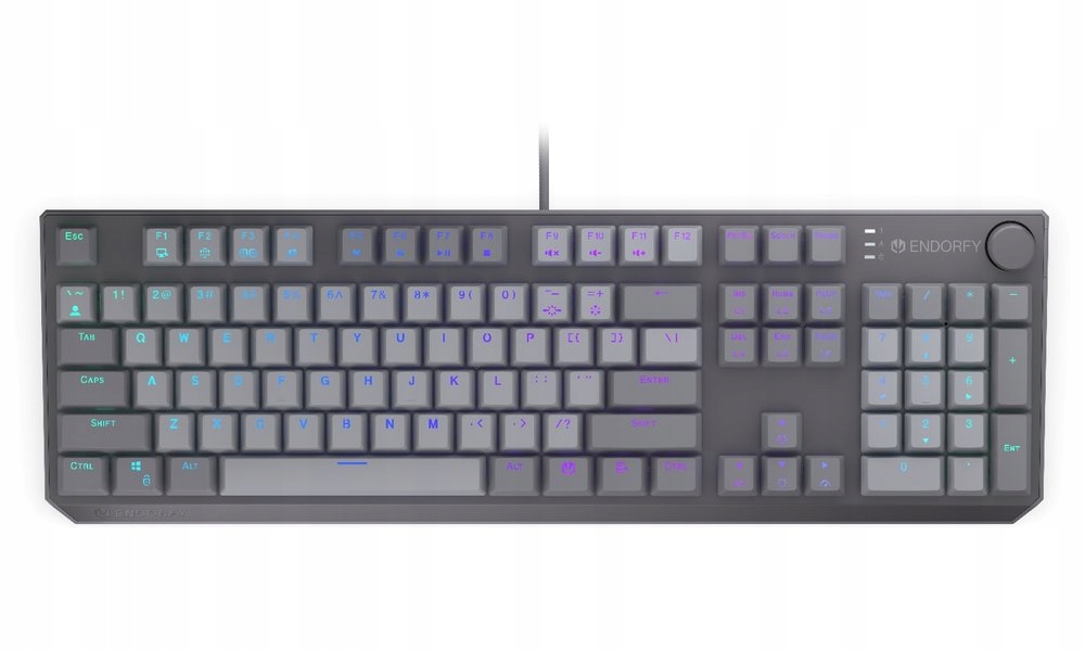 Endorfy mechanická klávesnice Thock V2 drátová Argb red sw. Usb