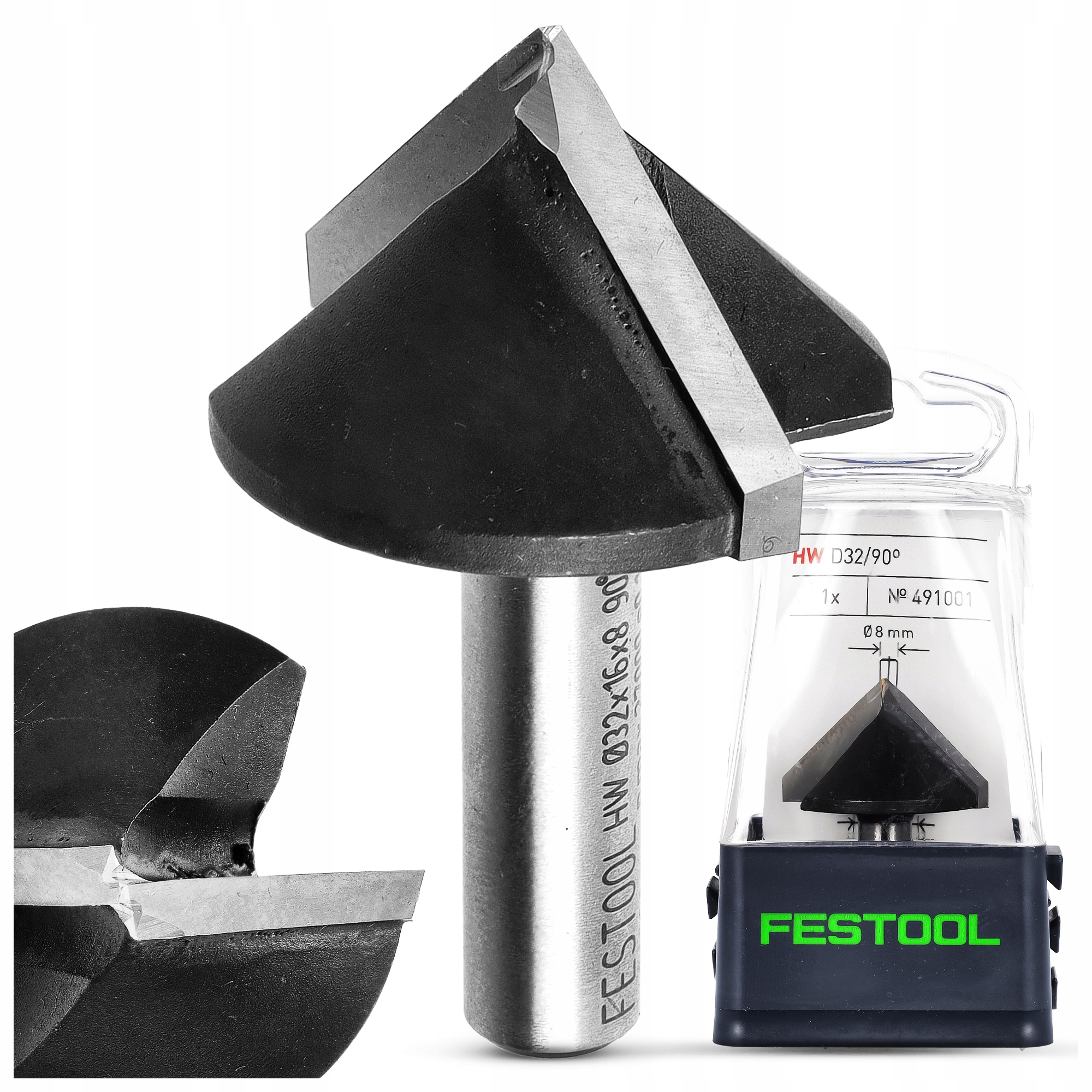 Fréza Na Desky Gk Festool Hw S8 D32/90 Ocel Frézovací Hrot Čepele 491001