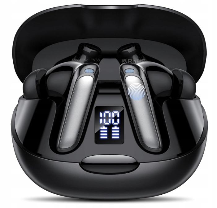 Słuchawki bezprzewodowe Bluetooth 5.3 Słuchawki z tłumaczem Ai 3 w 1