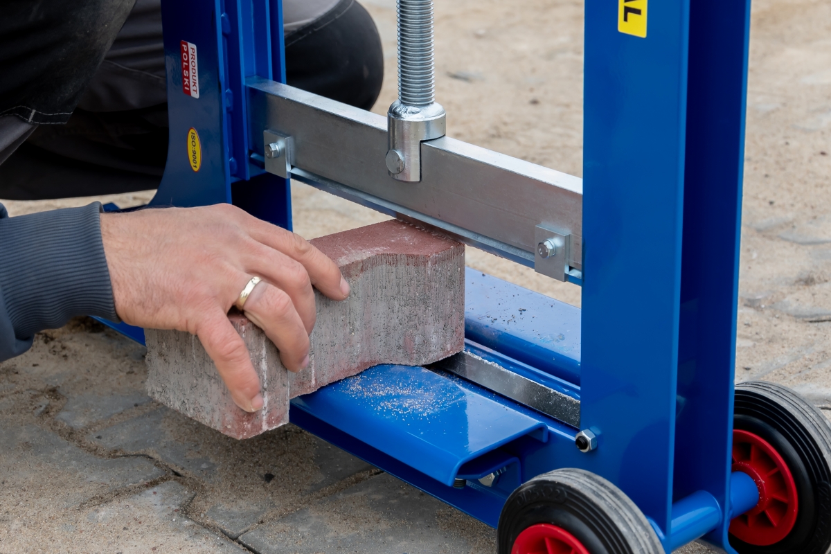 Gilotyna brukarska Mimal GS3 Maksymalna wysokość cięcia 265 mm