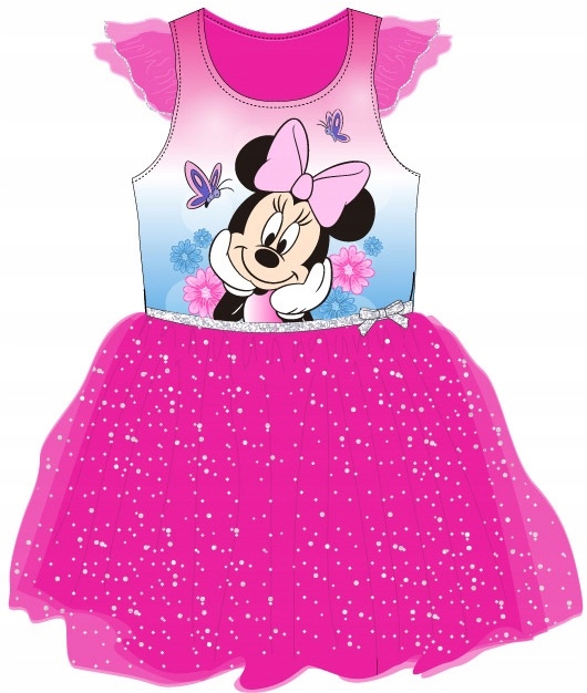 

Sukienka Myszka Minnie Tiul 128 Różowy/Laser