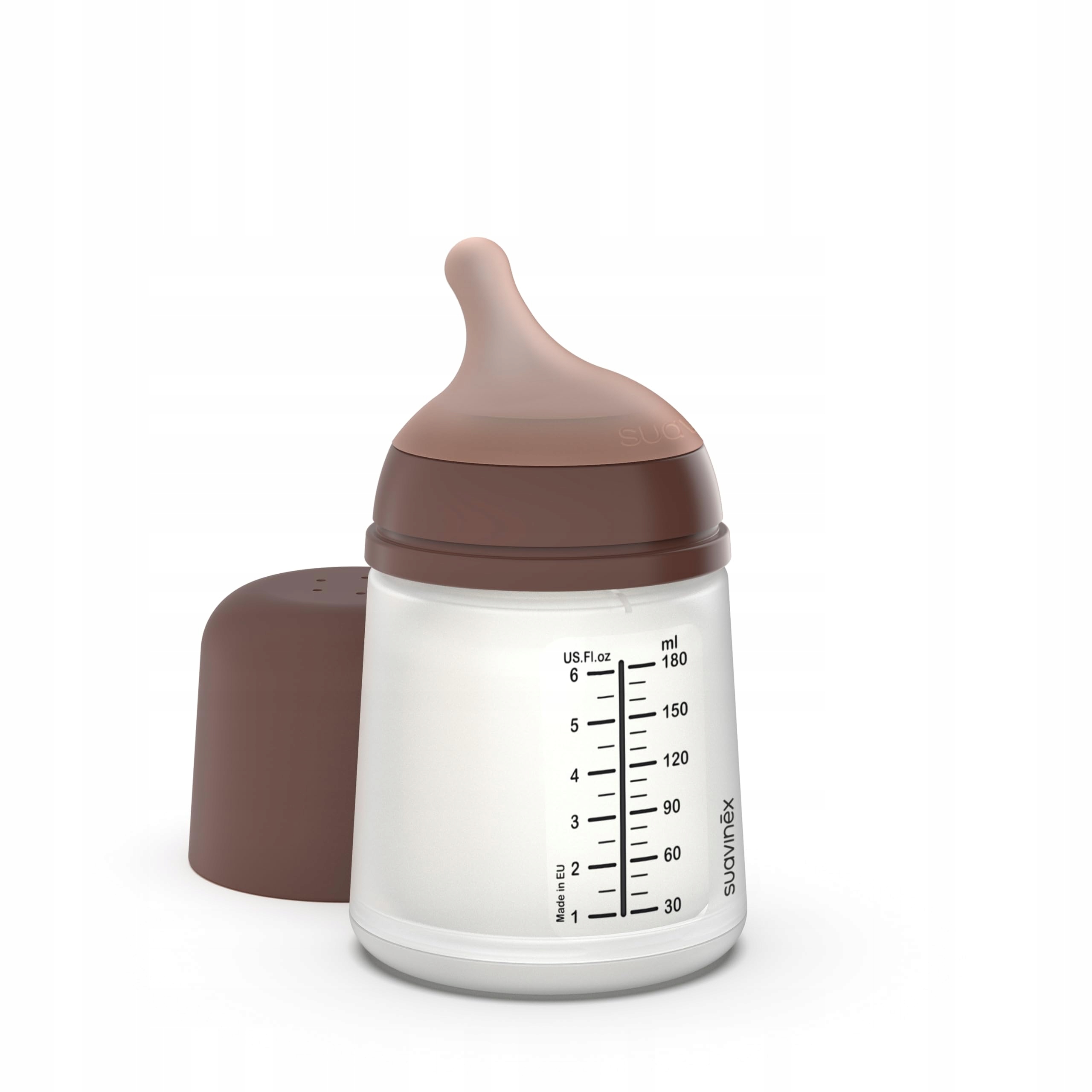 SUAVINEX Butelka Antykolkowa Dla Niemowląt Silikonowa 180ml Dla Noworodków — miniatura 2