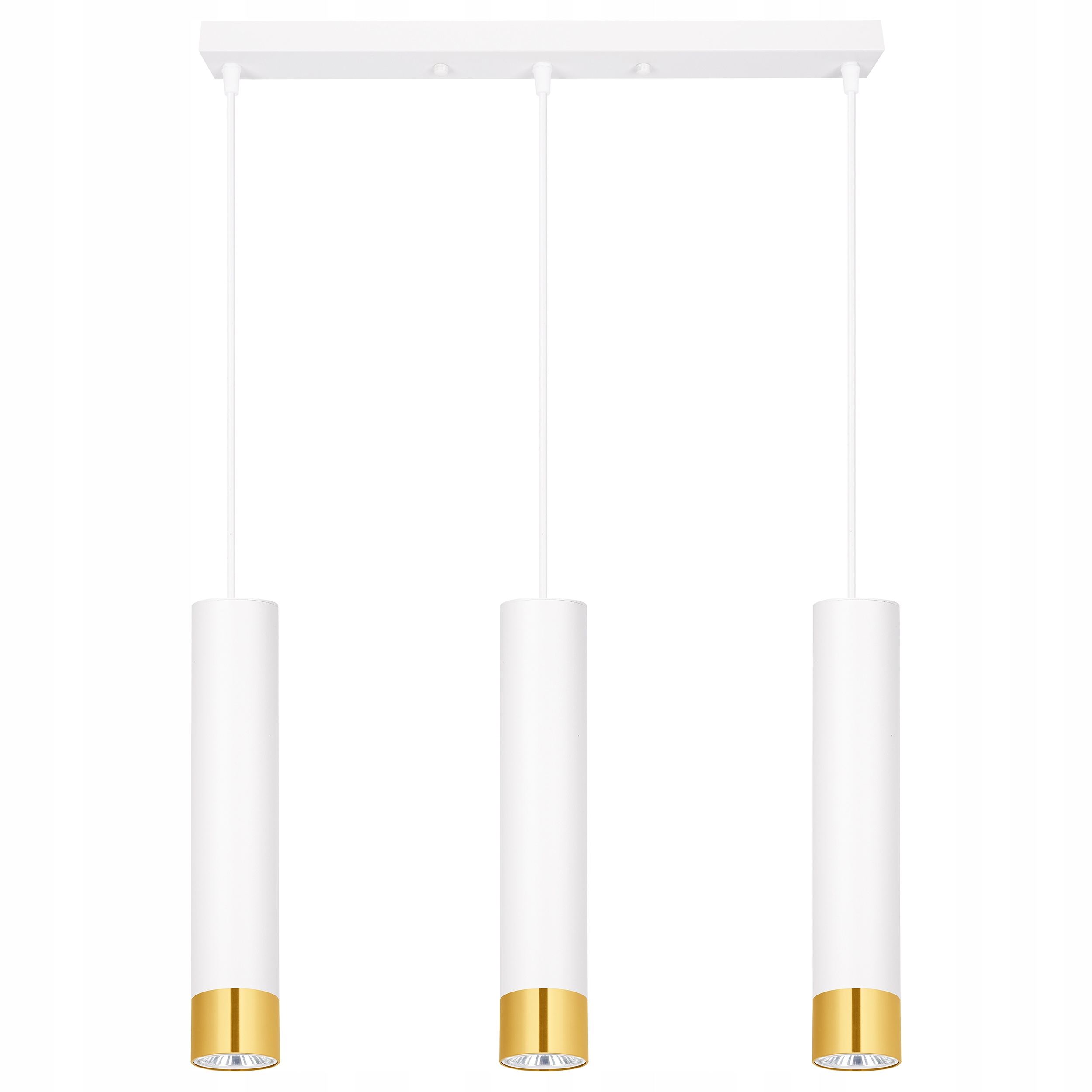 

Lampa Wisząca Żyrandol Plafon Tuby Metal Led GU10