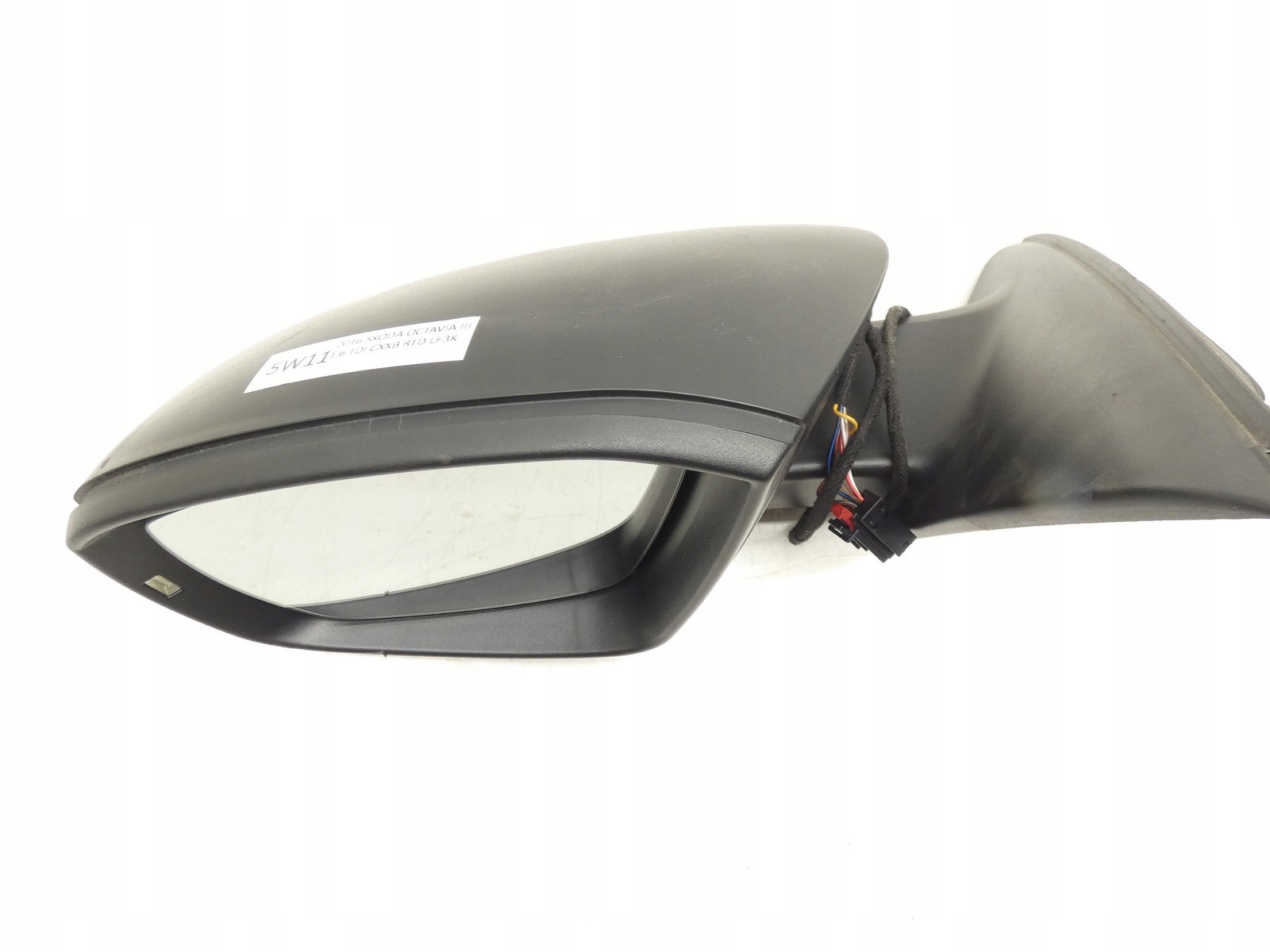 mirror exterior left SKODA OCTAVIA III 6 PIN