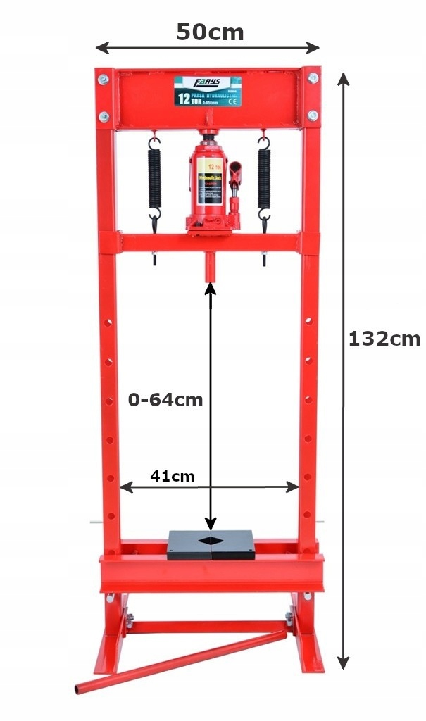 PRASA WARSZTATOWA 12T HYDRAULICZNA 12 TON + GRATIS Rodzaj prasa