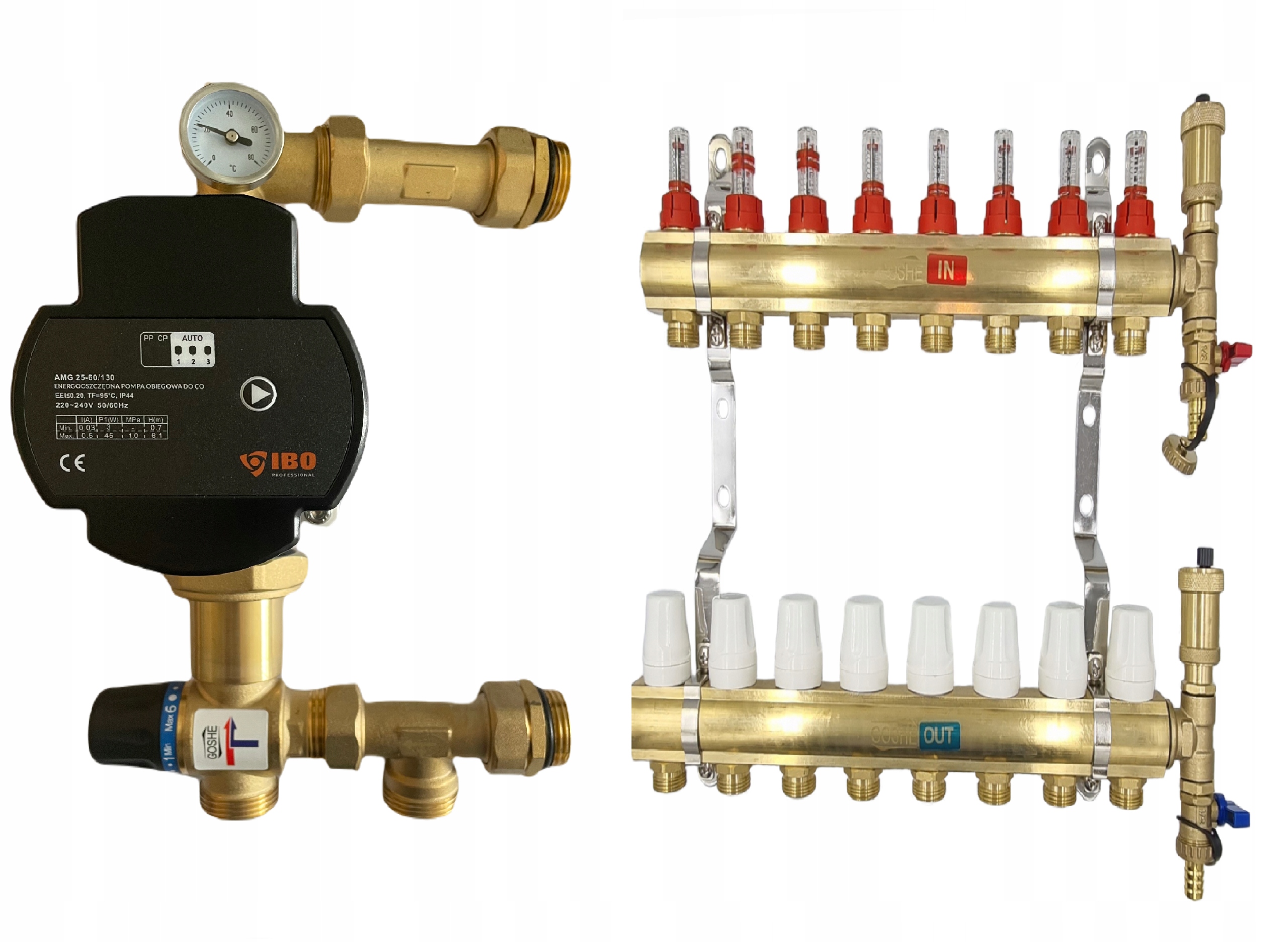 Rozdeľovač Podlahy 8 Čerpacia Skupina Amg Goshe