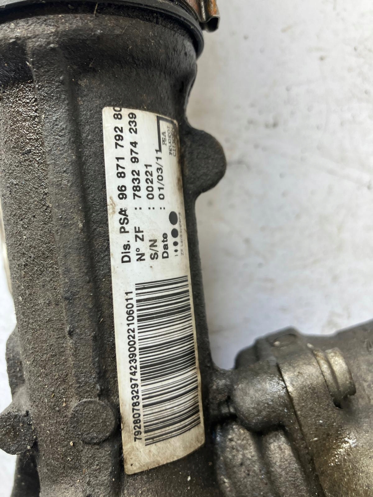 Boîter direction C5 III X7 2.0 HDI 163 KM 9687179280