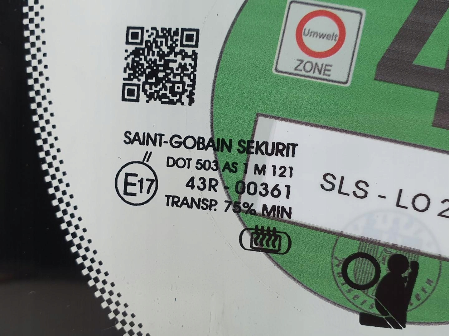 SZYBA CZOŁOWA PRZÓD FORD FOCUS MK2 43R-00361 Producent części Ford OE